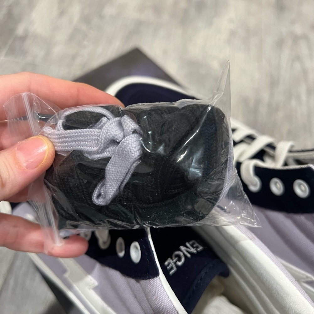 NEW Revenge x Storm Vol. 2 lilac navy high top sneakers - Picture 4 of 7